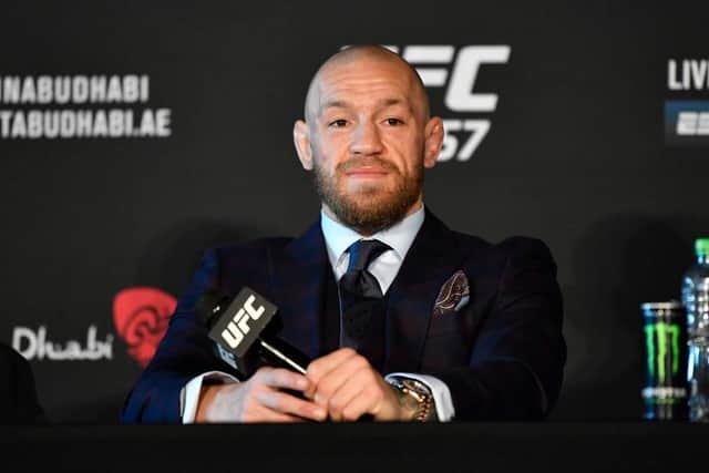 Conor McGregor suffered a surprise loss on Saturday night (Getty Images)