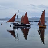 Herring boats arrive at Tanera Mor in the Summer Isles. PIC: A Campsie.