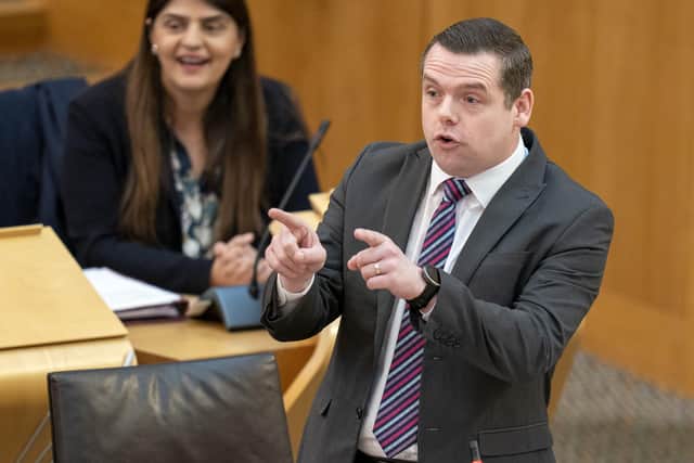 Scottish Conservative party leader Douglas Ross suggest people vote Labour to oust the SNP in seats the Tories can't win.