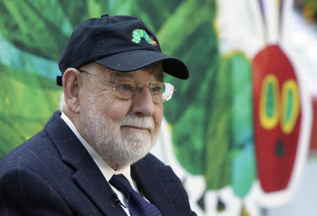 Eric Carle, author of The Very Hungry Caterpillar dies aged 91 (AP Photo/Richard Drew, File).