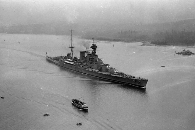 Built at John Brown’s yard in Clydebank and launched in 1918, HMS Hood was the pride of the Royal Navy and the most famous battleship in Britain upon the outbreak of war in 1939. Known as ‘The Mighty Hood’, the battle-cruiser was employed to protect convoys in the North Sea and as a general deterrent against invasion. In 1941 the Hood was ordered to intercept the Bismarck - the largest battleship ever built by the German navy - and prevent her reaching the Atlantic where she would pose a threat to Allied shipping. On May 24 the Hood and HMS Prince of Wales spotted the Bismarck and opened fire. Less than 10 minutes later, a German shell struck the Hood and exploded her main ammunition magazine. The battleship sank within three minutes with the loss of all but three of her 1418 crew. It remains one of the blackest days in Royal Navy history and was a huge blow to British morale. The Bismarck was sunk two weeks later after being tracked by HMS Ark Royal. The wreck of the Hood was finally located in 2001 and one of her two ship’s bells was retrieved in 2015.