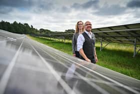 Scottish Greens co-leaders Patrick Harvie and Lorna Slater. (Photo by Jeff J Mitchell/Getty Images)