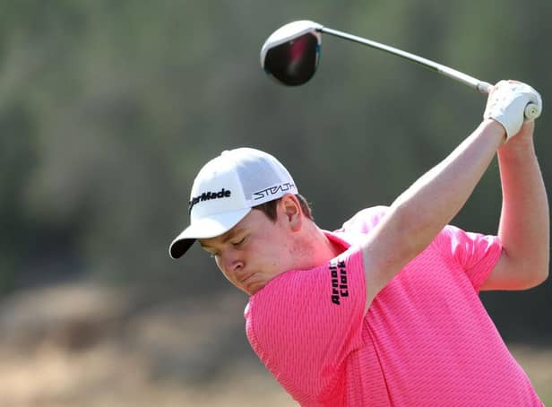 Bob MacIntyre in action duing the final round of the Ras al Khaimah Championship presented by Phoenix Capital at Al Hamra Golf Club. Picture: Andrew Redington/Getty Images.