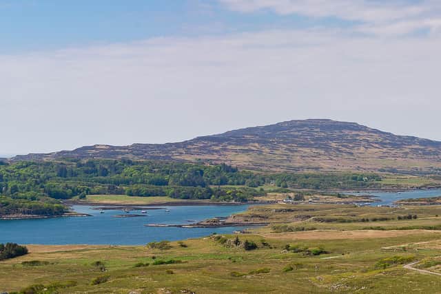 The isle of Ulva, as viewed from Mull, is looking for new residents. Picture: Richard Kellett
