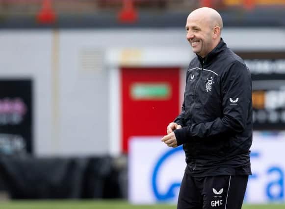 Assistant-manager Gary McAllister took charge of Rangers in the Europa League play-off round second leg match against Alashkert in Yerevan. (Photo by Alan Harvey / SNS Group)