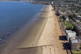 An alert has been issued on Portobello beach