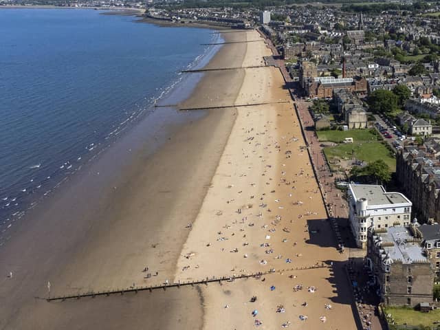 An alert has been issued on Portobello beach