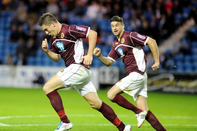 John Gemmell celebrates his goal. (Picture: John Devlin)