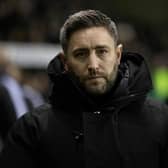 Hibernian manager Lee Johnson during the 4-0 defeat to Celtic (Photo by Craig Williamson / SNS Group)