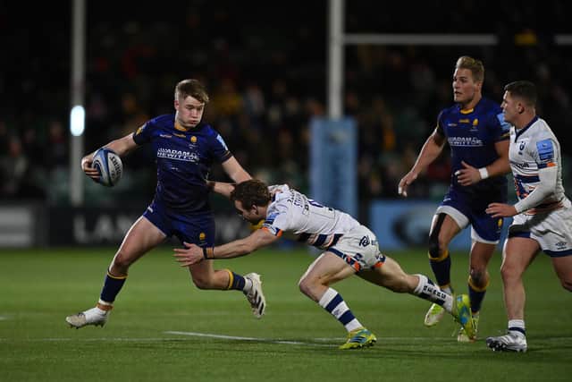 Fin Smith has impressed Gregor Townsend with his performances for Worcester Warriors this season. (Photo by Dan Mullan/Getty Images)