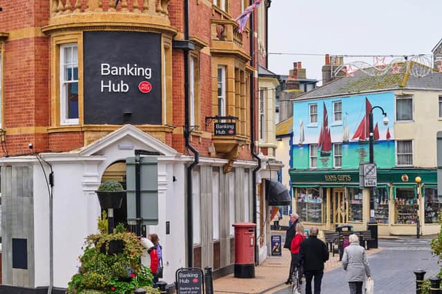Shared banking hubs have been springing up in a number of towns.