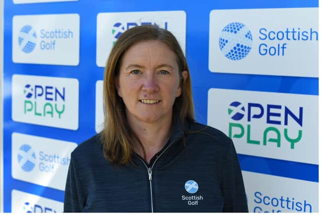 Scottish Golf's Karin Sharp.
