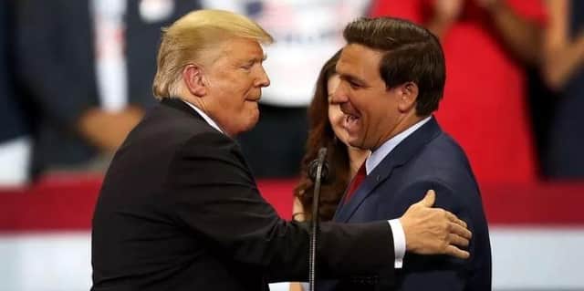 Donald Trump has warned Florida's Governor Ron DeSantis against running for president in 2024