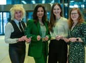 Stella Smith, founder of Pirkx; Beena Sharma, founder of Carbon Capture Utilisation International; Katherine Gunderson, founder of Grand Bequest; Caroline Laurenson, founder of TL Tech. Picture: Sandy Young Photography