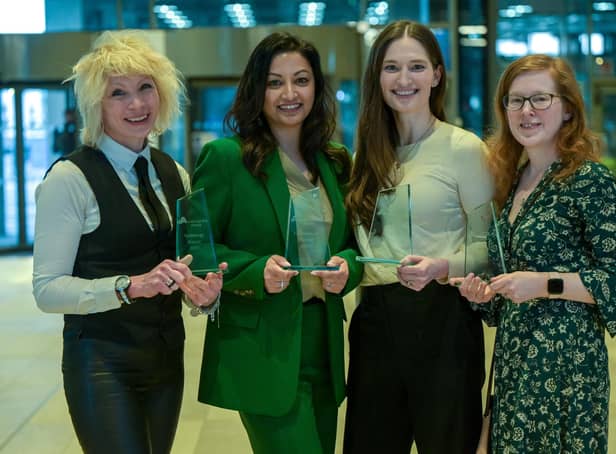 Stella Smith, founder of Pirkx; Beena Sharma, founder of Carbon Capture Utilisation International; Katherine Gunderson, founder of Grand Bequest; Caroline Laurenson, founder of TL Tech. Picture: Sandy Young Photography