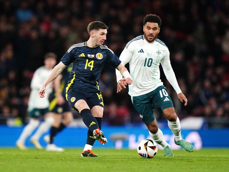 The deep-lying playmaker saw a lot of the ball but like a percussionist shorn of a drumstick, he was unable to set a strong enough tempo for Scotland in possession. Booked for a late tackle on Shea Charles and made way for Kenny McLean. 5