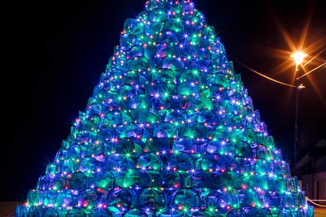 Scotland's original creel tree at Ullapool, which was first built in 2016 and now attracts thousands of visitors a year. PIC: Ullapool Fire & Light.