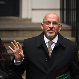 Conservative Party chairman Nadhim Zahawi leaves CCHQ in London. Picture: Leon Neal/Getty Images