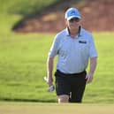 DP World Tour CEO Keith Pelley pictured playing in the pro-am prior to the DP World Tour Championship on the Earth Course at Jumeirah Golf Estates in Dubai. Picture: Ross Kinnaird/Getty Images.