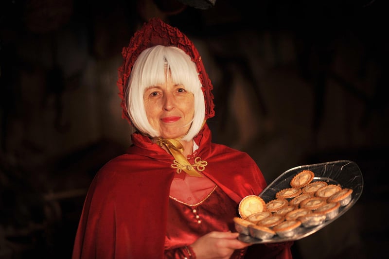 Linda Butler selling mince pies at the Maritime Experience Christmas event in 2015. Remember this?