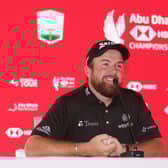 Shane Lowry talks during a press conference prior to the Abu Dhabi HSBC Championship at Yas Links. Picture: Photo by Oisin Keniry/Getty Images.