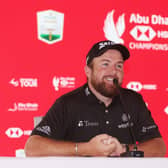 Shane Lowry talks during a press conference prior to the Abu Dhabi HSBC Championship at Yas Links. Picture: Photo by Oisin Keniry/Getty Images.