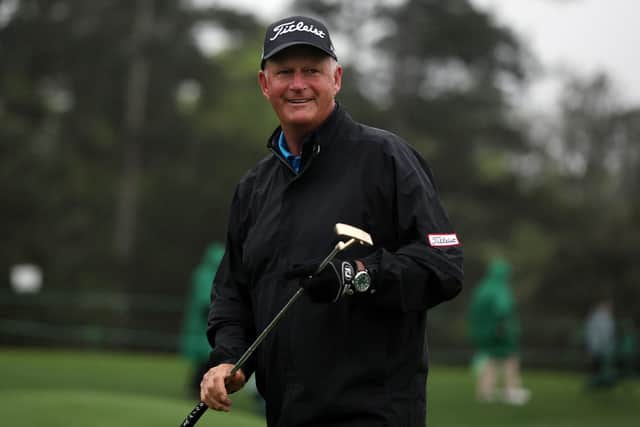 Sandy Lyle brought down the curtain on his Masters career after a 42nd and final appearance in 2023. Picture: Christian Petersen/Getty Images.