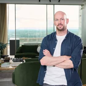 James Watt at his home in London ahead of the launch of Social Tip, a new app platform designed by Watt to reward people for posting about the brands they love (Photo by Ed Hill/PA Media Assignments)