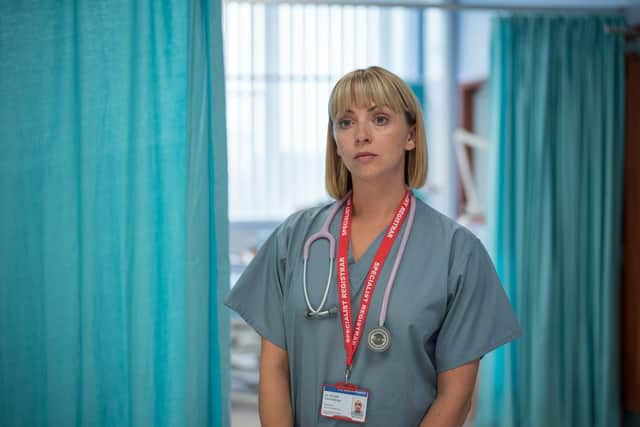 Lisa McGrillis as Dr Helen Cavendish in ITV's new six part series Maternal. Pic: ITV Studios