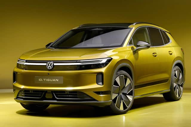VW ID. Tiguan with its sleek styling