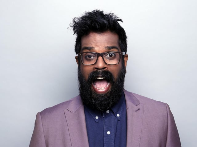 After appearing on Mock the Week, Romesh went on to become a household name, with shows such as The Ranganation and Just Another Immigrant, and was a regular on A League Of Their Own.