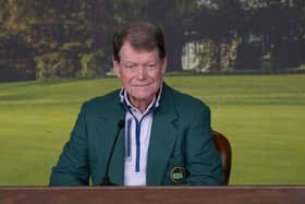 Two-time Masters champion Honorary Starter during a press conference on the opening day of the 88th Masters at Augusta National Golf Club. Picture: The Masters