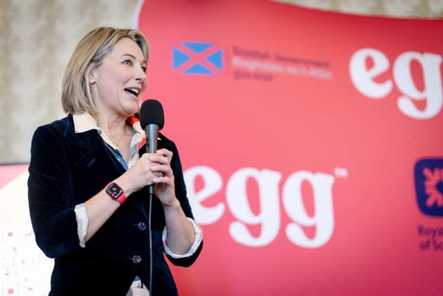 'I feel very privileged to be in a position where we can inspire women and bring them together in the scale that we did [at the event] in Edinburgh,' says Reid. Picture: contributed.