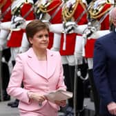 Former First Minister Nicola Sturgeon and her husband Peter Murrell  pictured in June last year at a National Service of Thanksgiving at St Paul's Cathedral, London. Ms Sturgeon has said she had no prior knowledge of Mr Murrell's arrest as part of an investigation into SNP finances this morning (Wednesday). PIC: PA