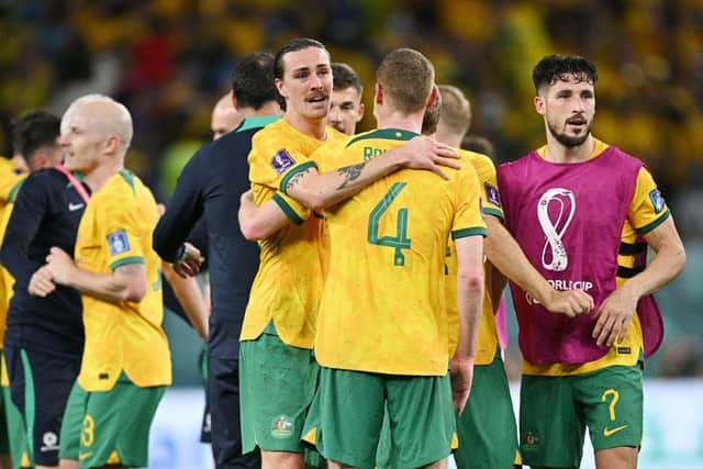 Australia have reached the knockout stages of the World Cup which will provide a financial benefit to clubs in Scotland. (Photo by Stuart Franklin/Getty Images)
