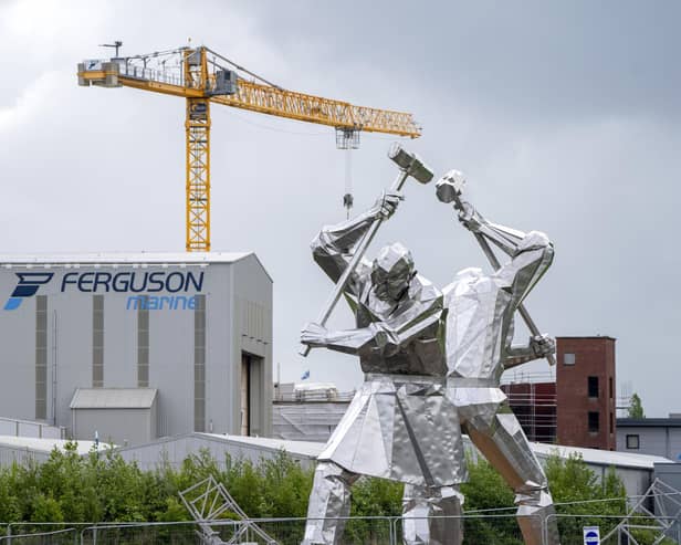 Shipbuilding on the Clyde has a long and proud history (Picture: Jane Barlow/PA)