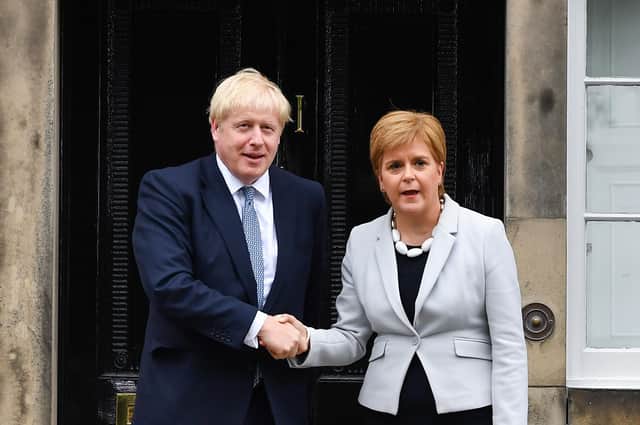 Nicola Sturgeon and Boris Johnson need to work together for the good of the people (Picture: Jeff J Mitchell/Getty Images)