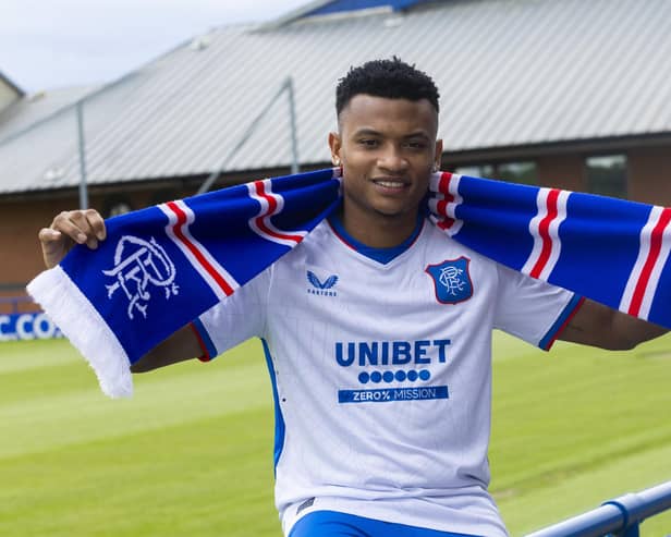 Oscar Cortes will be back at Rangers next season. Pic: Luke Nickerson/Rangers FC/Shutterstock