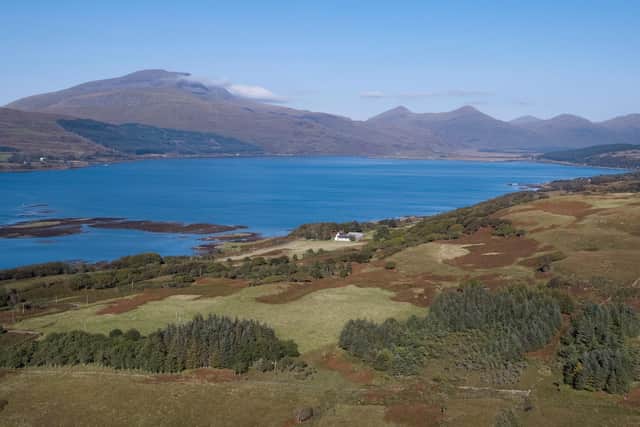 The scenery at the Mull estate