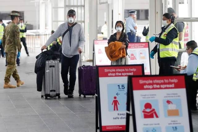 International arrivals will be forced to quarantine from Monday