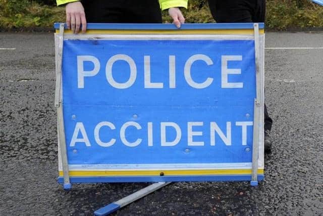 A motocyclist has died after crashing off the road and down an embankment near St Fillans.