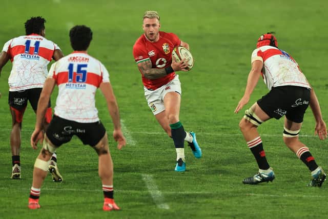 Stuart Hogg captained the British and Irish Lions to victory over the Sigma Lions in the tour opener. Picture: David Rogers/Getty Images