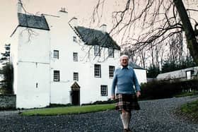 Sir William Macpherson at his home, Newton Castle, Blairgowrie (Picture: Allan Milligan)