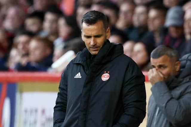 Aberdeen boss Stephen Glass. (Photo by Alan Harvey / SNS Group)