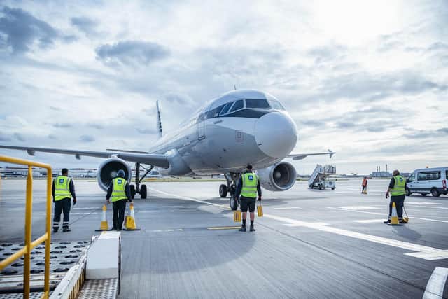The new combined company will have some 35,000 employees and operations at 254 airports in 58 countries, handling 600,000 aircraft 'turns', some two million tonnes of air cargo and 2.5 million refuellings per year.