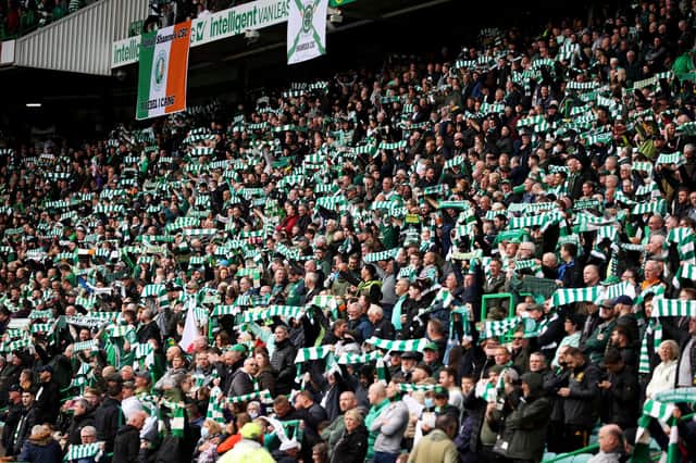 With more than 50,000 at recent home games, Celtic Park has witnessed the largest footballing gatherings in Scotland this season, and the venue would only be one of five regularly impacted by the introduction of vaccine passports. Photo by Alan Harvey / SNS Group)