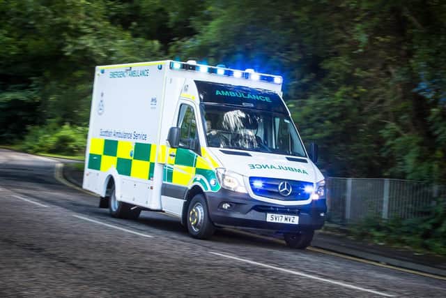 A Scottish Ambulance Service vehicle