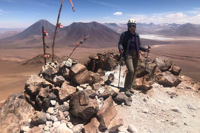 The summit of Cerro Toco volcano, 5,604 metres above sea level.