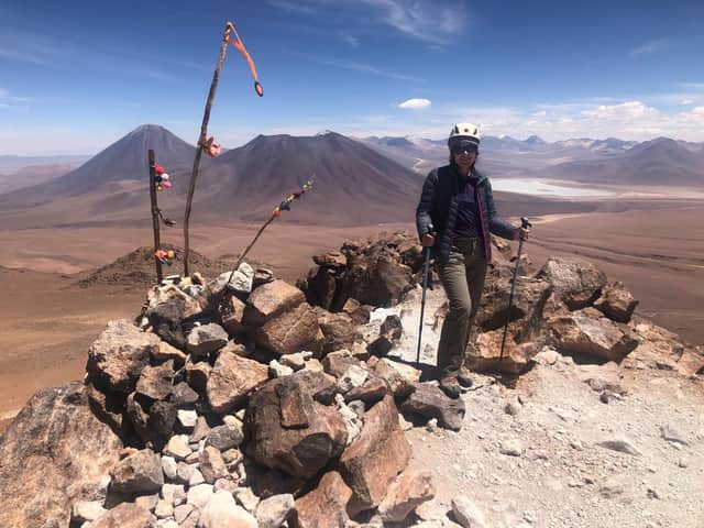 The summit of Cerro Toco volcano, 5,604 metres above sea level.