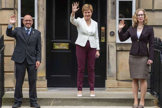The Scottish Greens entered government last year after signing up to a cooperation deal with the SNP following the 2021 election. Picture: Lisa Ferguson
